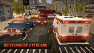 City Ambulance Rescue :Emergency Driving screenshot 0