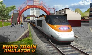 train simulator 2017 - ยูโรรถไฟติดตามการขับขี่ screenshot 0