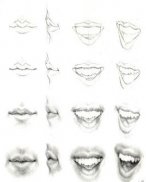 Drawing Lips Tutorial Step by Step screenshot 5