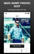 Man Blue Shirt Photo Suit Editor - Formal Shirts screenshot 0