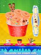 Ice Cream Rolls Maker Cook screenshot 0