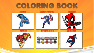 Superhero Coloring Book - Kids screenshot 6