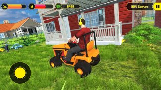 Lawn Mowing Grass Cutting Game screenshot 2