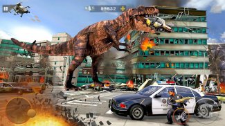 괴물 공룡 날뛰다 게임 screenshot 2