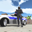 Police Car Driver 3D Icon