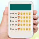 Répéteur de texte et Emoji Emoticons whatsapp Icon