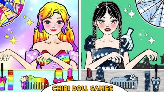 Chibi Dolls Dress Up Makeover screenshot 1