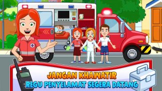 My Town : Fire station Rescue screenshot 4