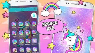 Pink Unicorn Phone Themes screenshot 4
