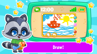 Học máy tính bảng: Tô màu hình ảnh Trò chơi trẻ em screenshot 8
