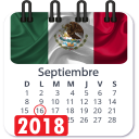 Calendario 2018 Mexico con festivos semana santa