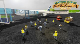 3D Bandara Cargo Forklift Sim screenshot 11