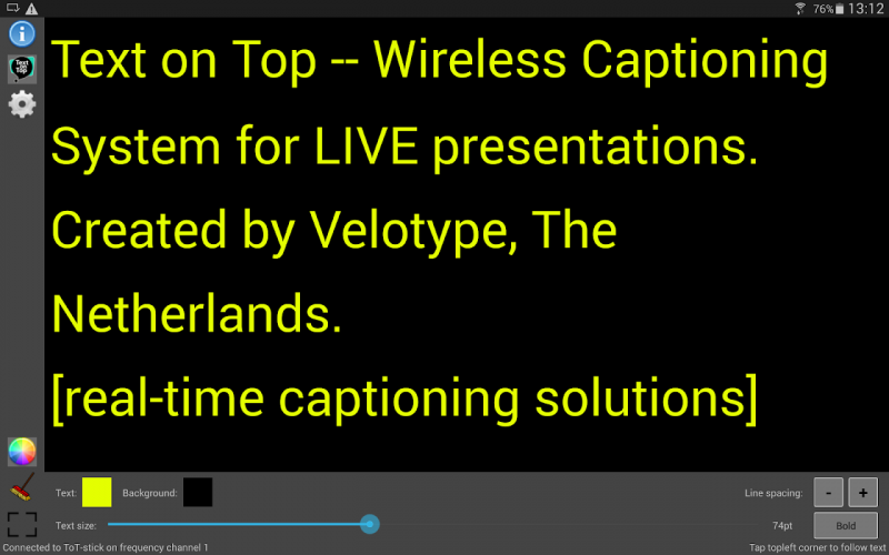 Text on Top - Vision screenshot 2