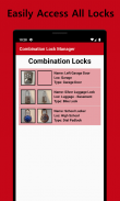 Combination Lock Manager screenshot 4