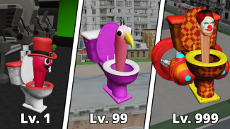 Merge Toilet Monster Fight screenshot 5