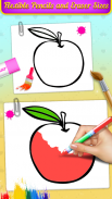 Fruits Coloring Book & Drawing Book screenshot 3