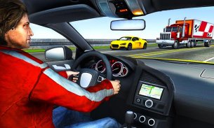 Highway Traffic Racing im Auto: Endlos Racer screenshot 0