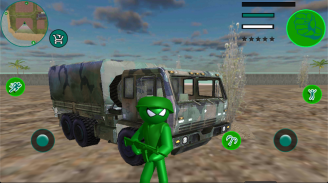 Stickman Army Men Toy Strike Simulator screenshot 1