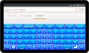 Blue Keyboard screenshot 2