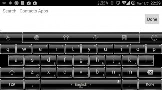 Theme TouchPal Frame Silver screenshot 7