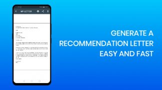 Recommendation Letter screenshot 3