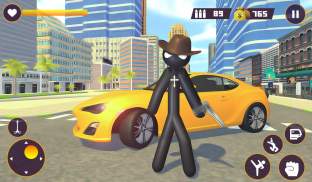 Stickman Criminal Gangster Mafia City screenshot 0