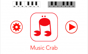 Notes de Musique - le solfège avec Music Crab screenshot 0