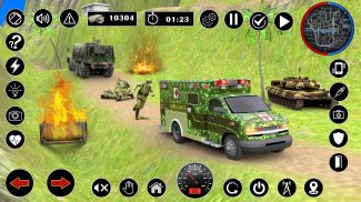 US Army Ambulance Game: Rescue screenshot 1