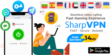 SharpVPN - Secure & Fast VPN screenshot 3