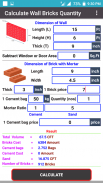 Bricks Calculator (Arch, Circl screenshot 4