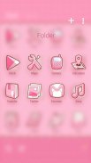 PinkyBow GO Launcher Theme screenshot 4