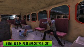 Zombie City Bus Driver Games screenshot 1