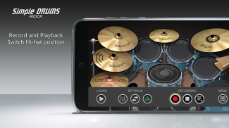 Simple Drums Rock - batería screenshot 2