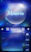 Meteorite GO Keyboard Theme screenshot 5