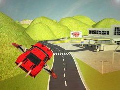 Vliegende Sport Car Simulator screenshot 6