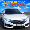 hanyut dan memandu simulator: Honda Civic