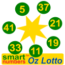 smart numbers for Oz Lotto(Australian)