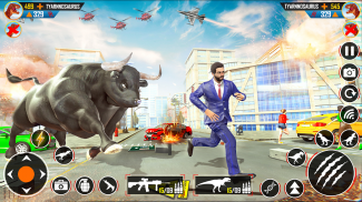 Gorilla City Rampage :Animal Attack Game Free screenshot 3
