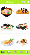 Sushi Bar Color By Number Sushi Rolls screenshot 2