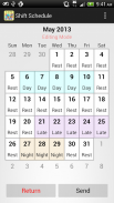 Kalender Shift screenshot 1