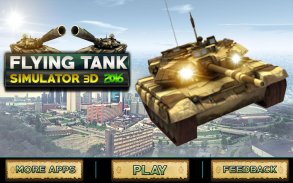 Flying Tank Simulator 3D 2016 screenshot 4