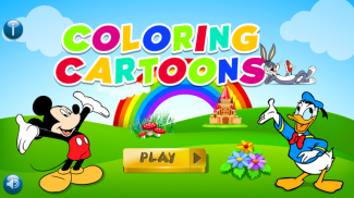 Kids Coloring Cartoons screenshot 0