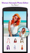 Woman Hairstyle Photo Editor screenshot 2
