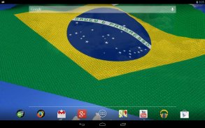 Brazil Flag Live Wallpaper screenshot 1