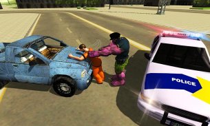 Robber's monster carica di polizia chase: battagli screenshot 0