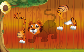 Quebra-cabeças para crianças  animais de zoológico screenshot 1