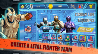 Steel Street Fighter 🤖 Jogo de luta por robôs screenshot 6