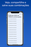 Combinação de números screenshot 0