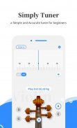 Simply Tuner - Violin, Cello & Viola screenshot 1