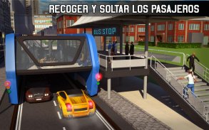 Elevada autobús Simulador 3D: Futuristic Bus 2018 screenshot 9